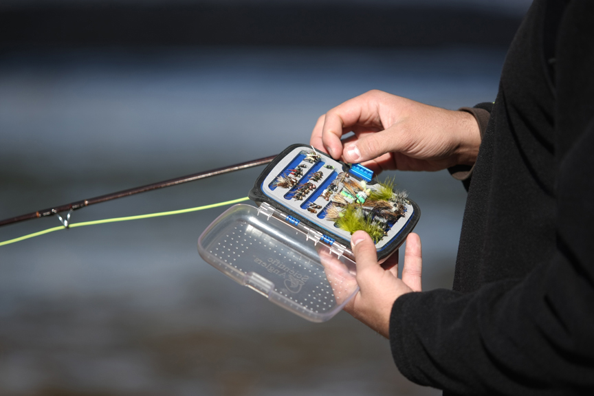 L)Fly Fishing Box Small Waterproof Fly Box For Fishing CUT