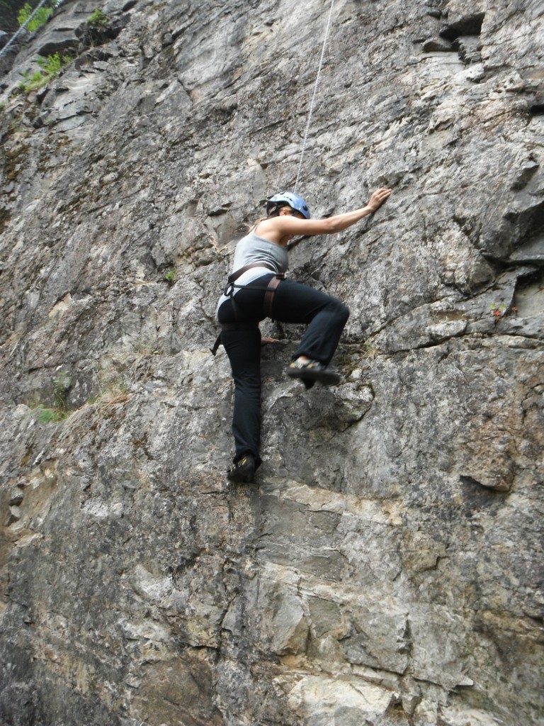 Michelle Climbing
