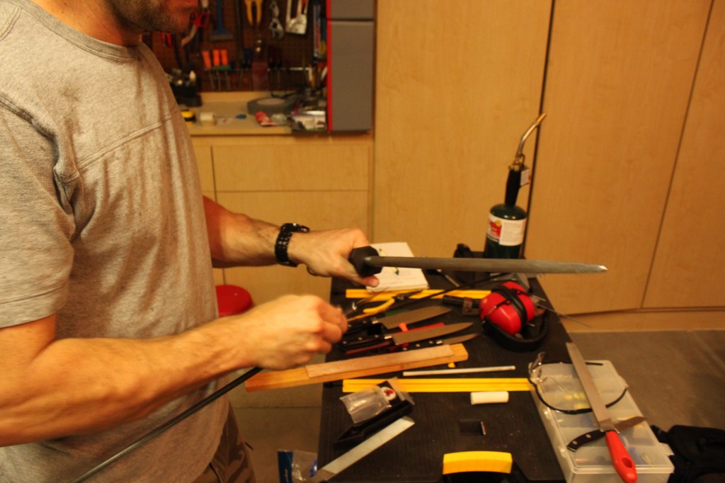 Broadhead sharpening