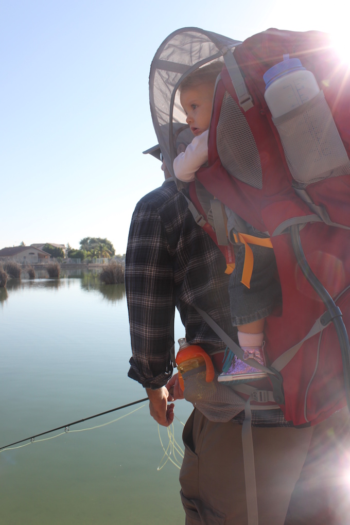 fishing baby carrier