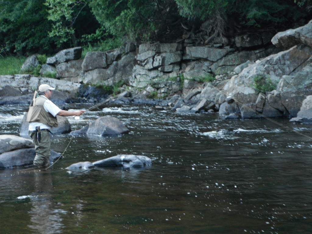 Tony Fly Fishing the Ausable River